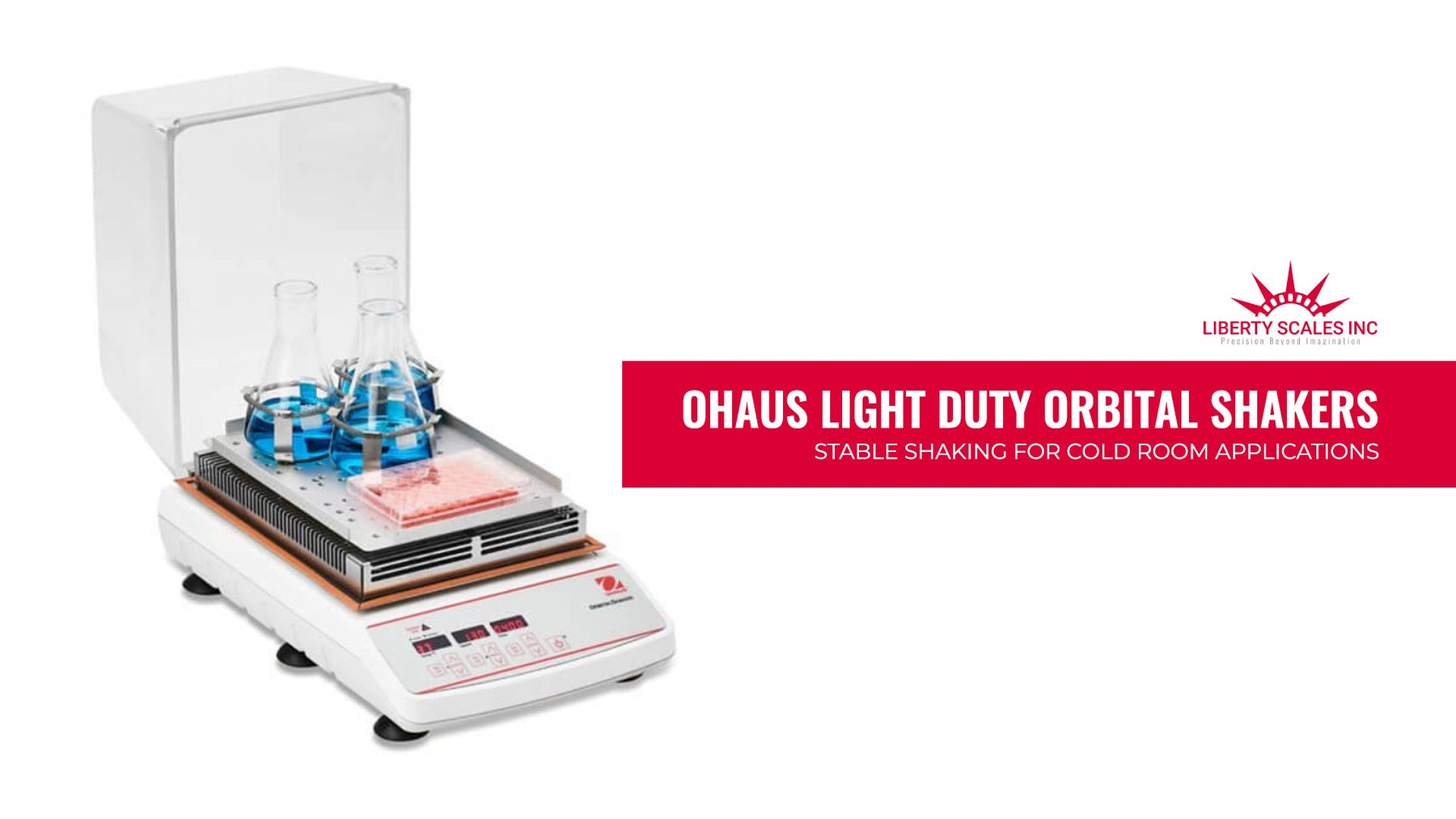 Ohaus Light Duty Orbital Shakers: Stable Shaking for Cold Room Applications