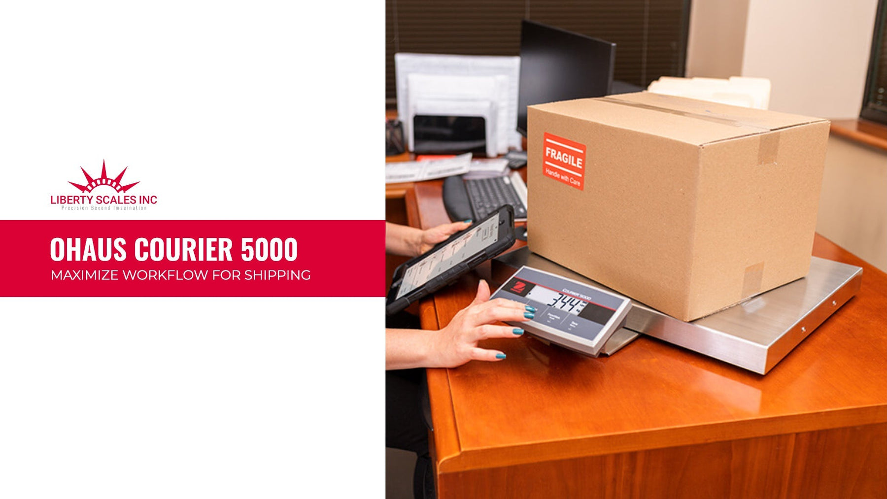 Maximize Workflow with the Ohaus Courier 5000 for Shipping