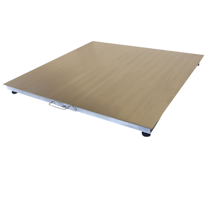 Liberty LS-800-SS-LT-3x3 NTEP Certified (Legal For Trade) Lift Up Washdown Floor Scale | 36" x 36" | Capacity of 1000 lbs, 2500 lbs & 5000 lbs