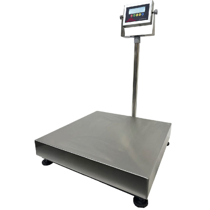 Liberty LS-916-24x24 Industrial bench scale, easy to clean Stainless steel indicator & platter 1000 lb Capacity