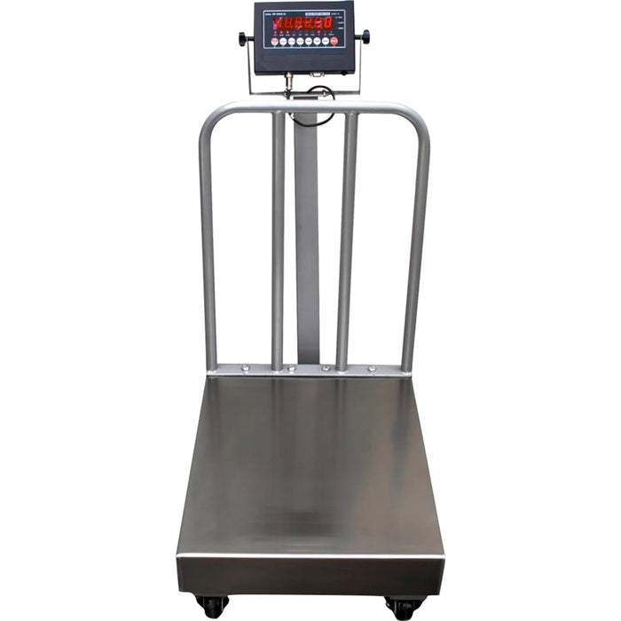 LS-915-BW  NTEP Legal for trade Bench Scale with Wheels and Backrail