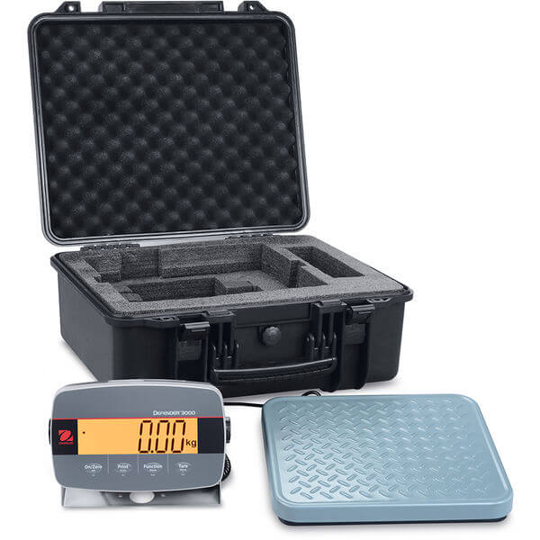 Ohaus 12.44" × 11" Field Test Bench Scale, D33P75SD, 150 lb