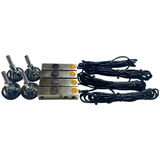 LS-818-5klb-2.4S Shear beam load cell kit ( 1/2" 20 UNF Thread with 2.4" Swivel Feet )