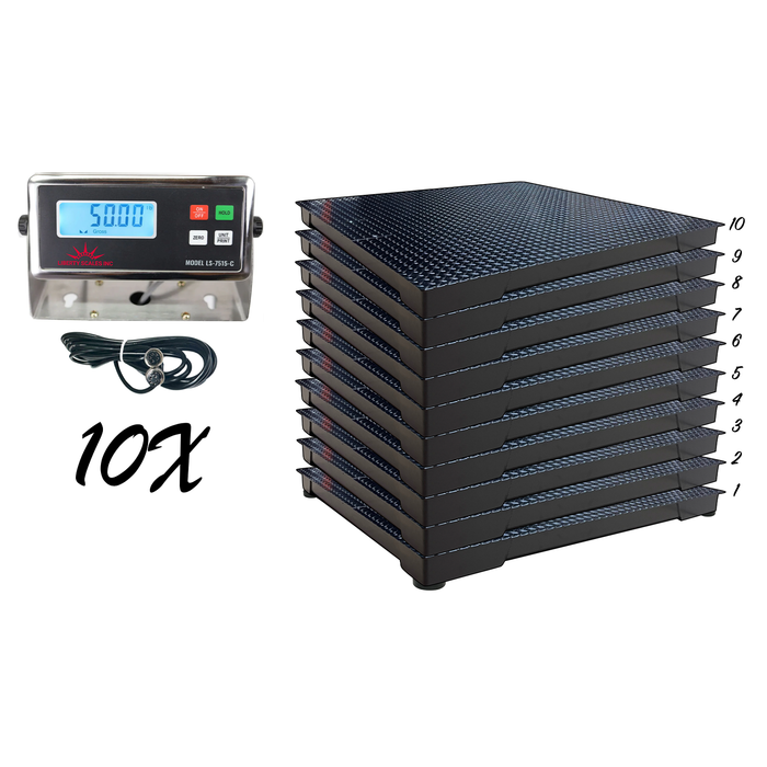 Liberty Multi-pack Floor Scales | LS-700-4x5  | 48" x 60"