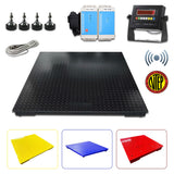 Liberty LS-800-W-5x8 NTEP Wireless Industrial Floor scales | 60" x 96" | Capacity of 1000 lbs, 2500 lbs, 5000 lbs, 10000 lbs & 20000 lbs