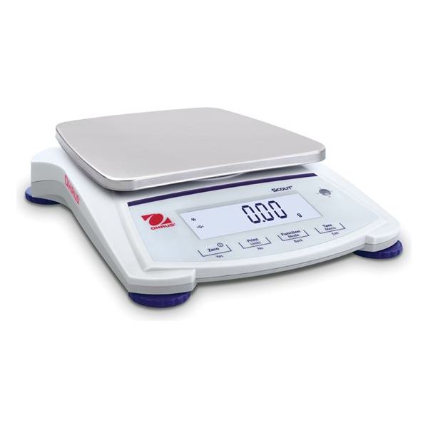 Ohaus 5.5" x 6.7" Scout SJX/E Jewelry Scale SJX1502N/E, 1500g x 0.1 g - Libertyscales