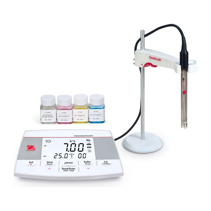 Ohaus AQUASEARCHER Bench Meter AB23PH-B, 0.00 to 14.00 pH, ± 1999 mV