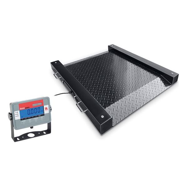 Ohaus 30"x30" Floor Scale, DFD32M500ES 500lbx250kg