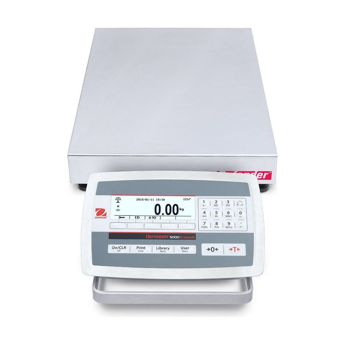 Ohaus 14"x12" Bench Scale, D52XW50RTR5 100lb x 50kg