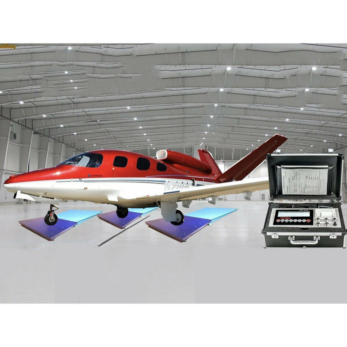 Liberty LS-AF-15K Airplane Scale kit with matching ramps 15,000 lbs Capacity