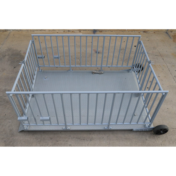 LS-930-10’x7’ ( 120” x 84” ) platform Cage system Portable Livestock Animal Weighing Scale