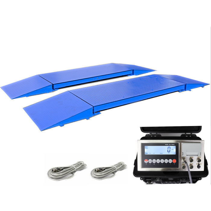 Liberty LS-60KX Heavy Duty 7' Truck Axle Scale with 60,000 lbs capacity