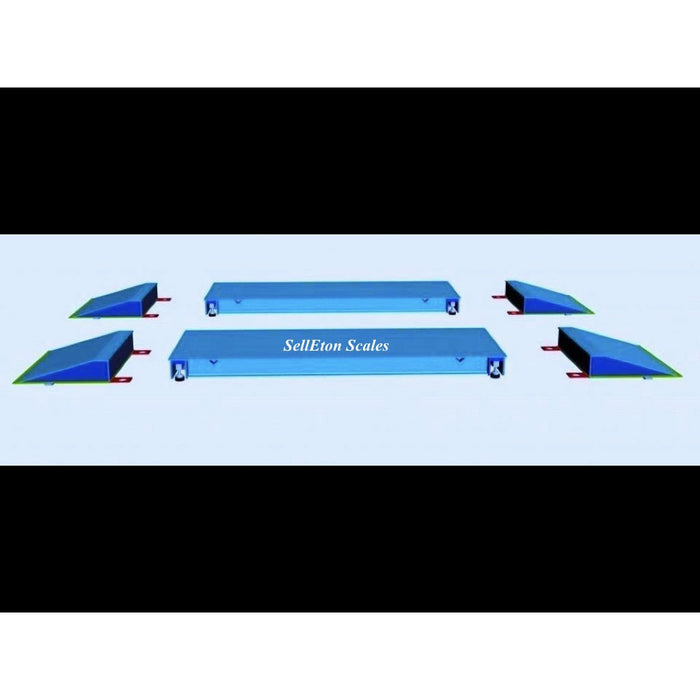 Liberty LS-60KX Heavy Duty 7' Truck Axle Scale with 60,000 lbs capacity
