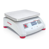 OHAUS 9.65” x 7.48” Valor 1000 V12P6 Food-safe Scale 15 lb x 0.002 lb