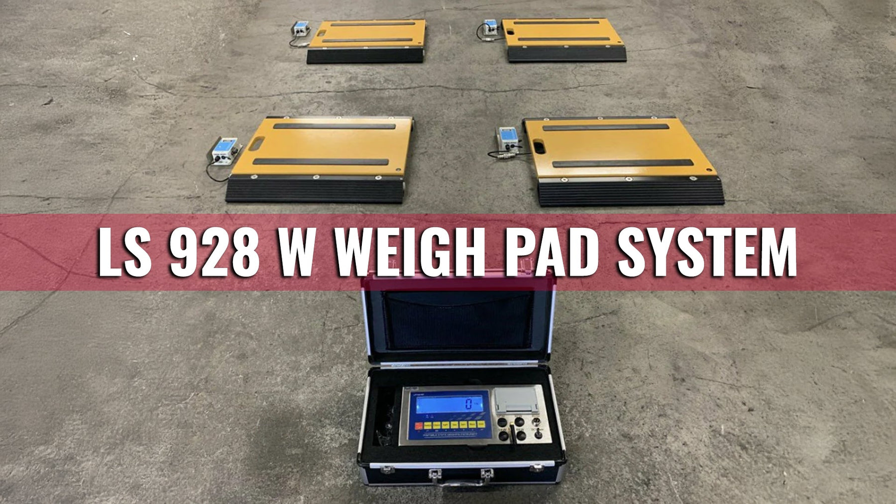 How to Use the LS 928 W Weigh Pad System for Accurate Axle Weighing