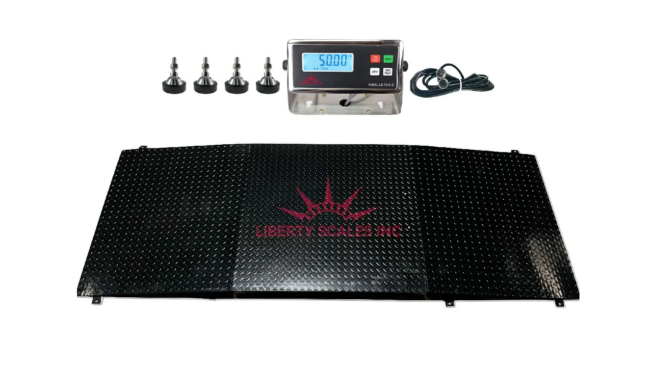 Floor Scale with Ramp
