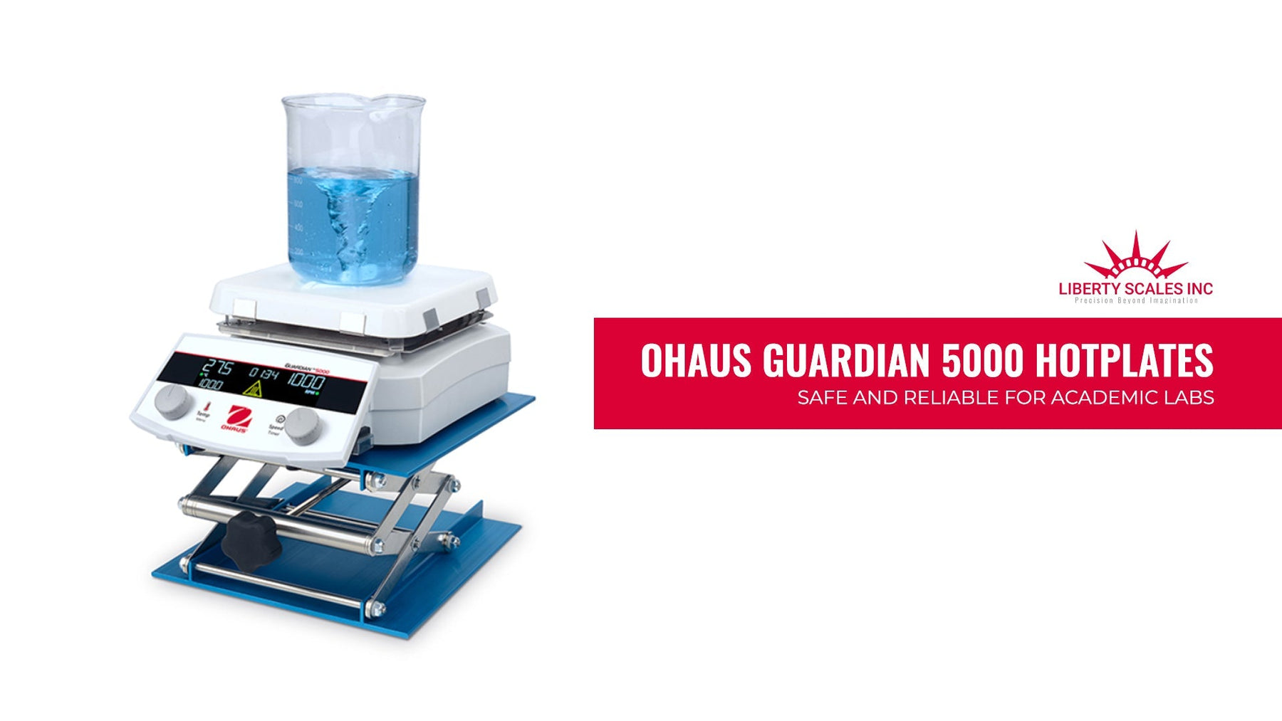 Ohaus Guardian 5000 Hotplates: Safe and Reliable for Academic Labs