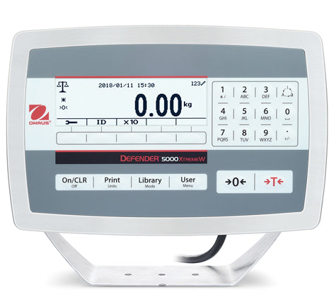 Ohaus Defender 5000 metal Indicator D52XW12RQR1