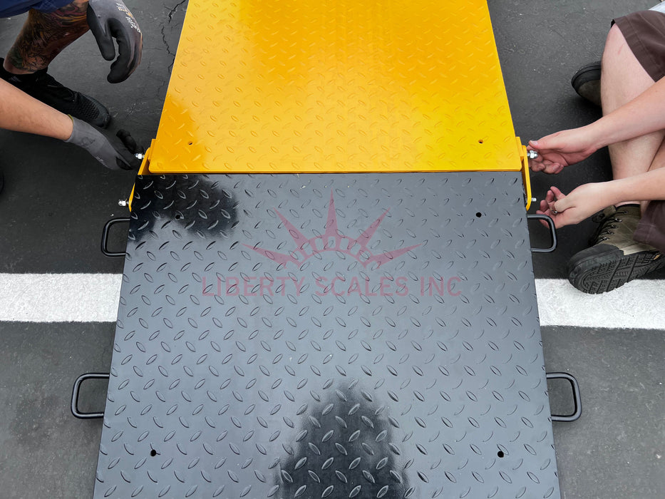 LS-928-4-HD-100k  Industrial weigh pad system for truck & axle weighing
