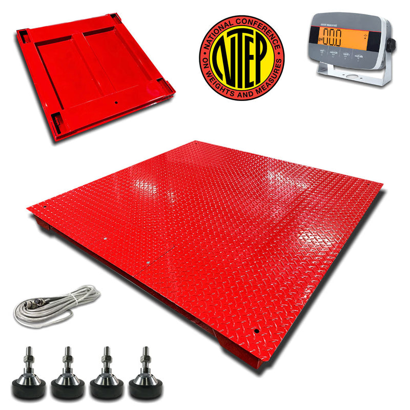 Liberty LS-900-5x7 NTEP Certified USA Made Floor Scales | 60" x 84" | Capacity of 1000 lbs, 2500 lbs, 5000 lbs, 10000 lbs & 20000 lbs