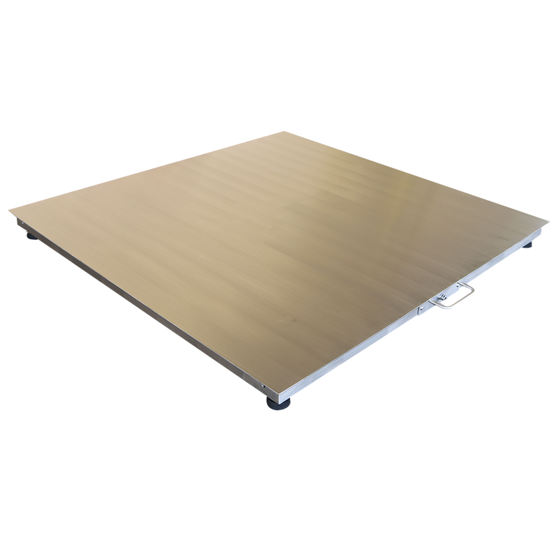 Liberty LS-800-SS-LT-5X5 NTEP Certified (Legal For Trade) Lift Up Washdown Floor Scale | 60" x 60" | Capacity of 1,000 lbs, 2,500 lbs, 5,000 lbs, 10,000 lbs & 20,000lbs