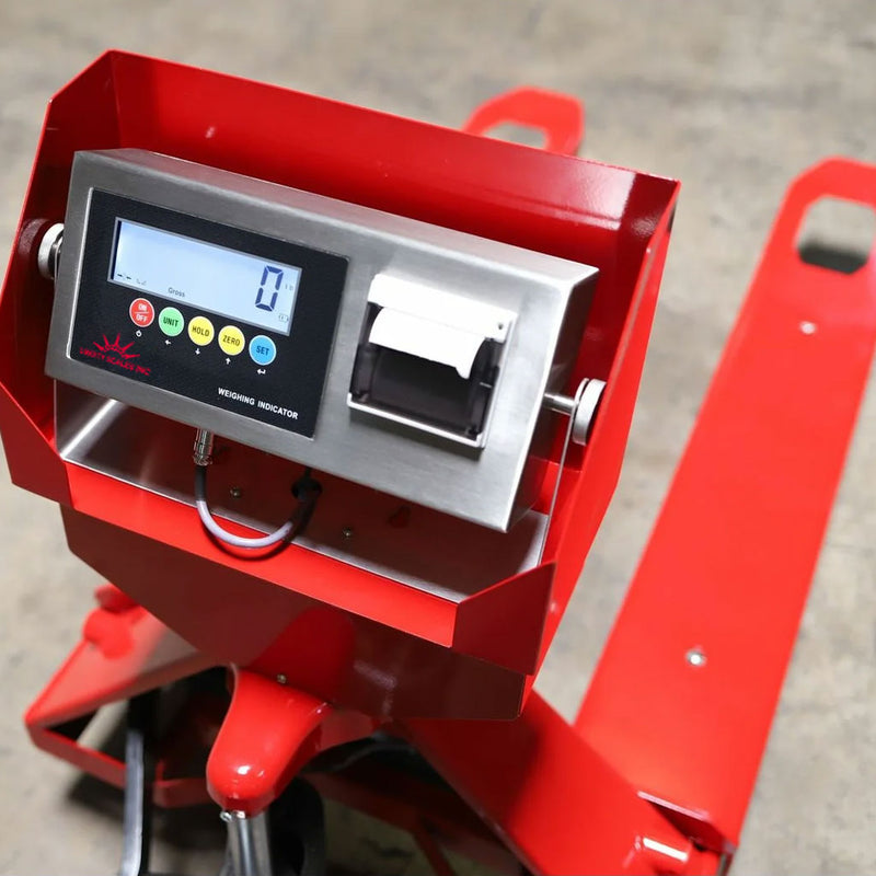 Liberty LS-5000-PJP Pallet Jack Scale with Built-in Printer l 5000 lb Capacity