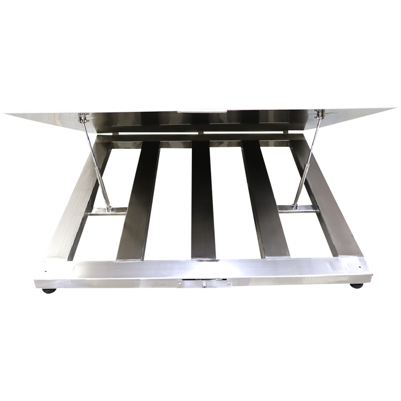 Liberty LS-800-SS-LT-6X6 NTEP Certified (Legal For Trade) Lift Up Washdown Floor Scale | 72" x 72" | Capacity of 1,000 lbs, 2,500 lbs, 5,000 lbs, 10,000 lbs & 20,000 lbs