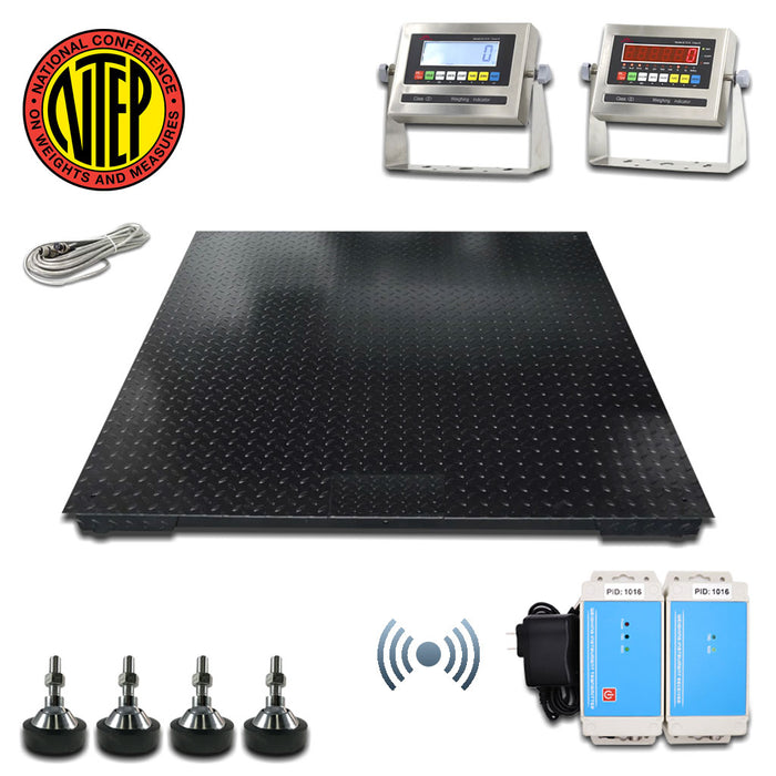 Build-your own, Liberty scales NTEP certified Industrial LS-800-W Wireless Floor scales