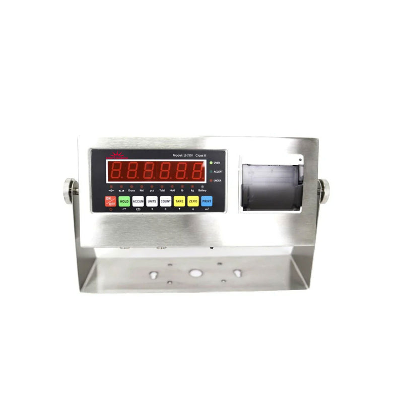 Liberty LS-7510-SS-P & LS-7512-SS-P Stainless Steel Indicator with Printer