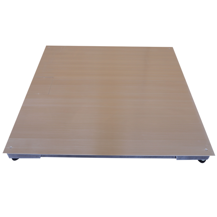 Liberty LS-800-SS-4X4 NTEP Certified (Legal For Trade) Washdown Floor Scale | 48" x 48" | Capacity of 1,000 lbs, 2,500 lbs, 5,000 lbs, 10,000 lbs & 20,000lbs