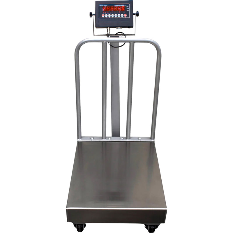 LS-915-BW  NTEP Legal for trade Bench Scale with Wheels and Backrail