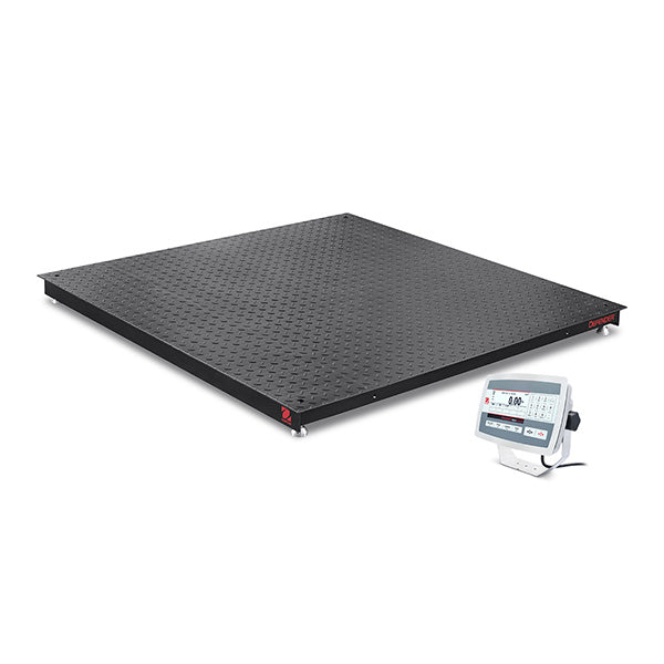 Ohaus 36"x 36" Floor Scales with Stainless Steel Indicator i-DF52XW2500B1R 2,500 lb x 0.5 lb