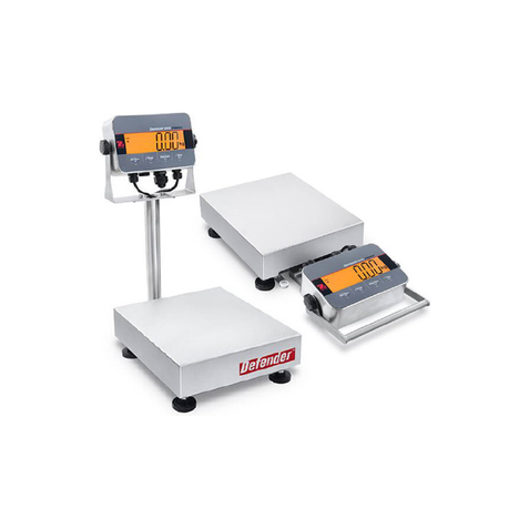Ohaus 16.5" x 21.7" Low Profile Bench Scales with Front Mounts, i-D33P75B1L5, 150 lb x 0.05 lb