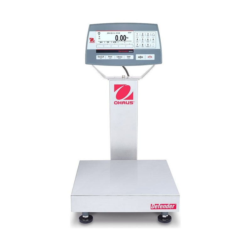 Ohaus 12"x14" Bench Scale, D52P50RTR1 100 lb x 0.02 lb