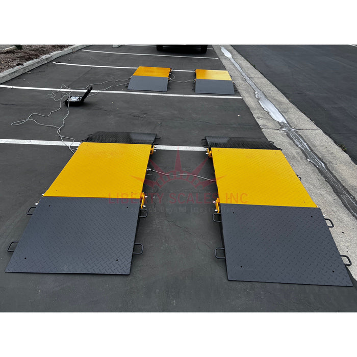 LS-928-4-HD-100k  Industrial weigh pad system for truck & axle weighing