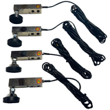 LS-818-5klb-2.4S Shear beam load cell kit ( 1/2" 20 UNF Thread with 2.4" Swivel Feet )