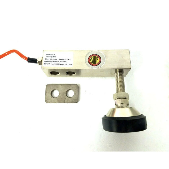 Liberty GX-1-4k lb NTEP ( Small Envelope ) Shear Beam Load Cell Sensors for Platform Floor Scale with Feet & Spacers