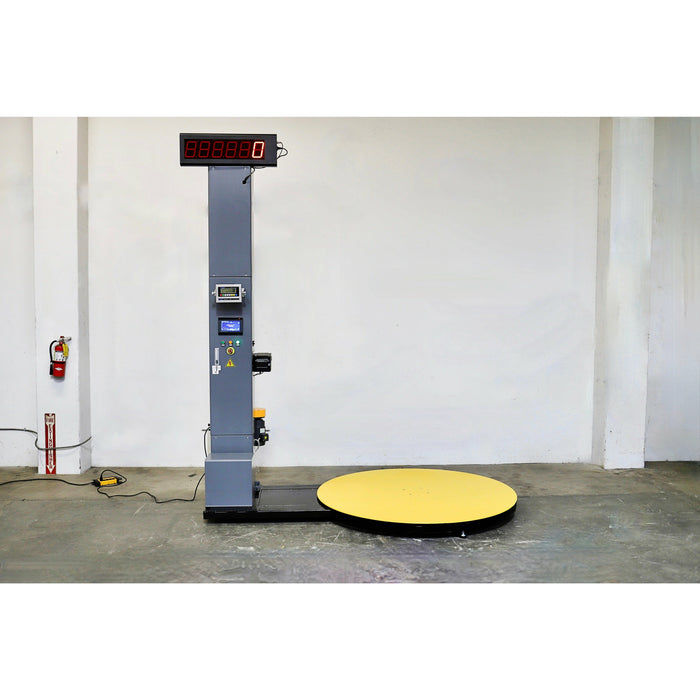 Liberty LS-K120 Industrial Pre-Stretch Wrapping Machine with Built-in Scale l 5000 lbs x 1 lb