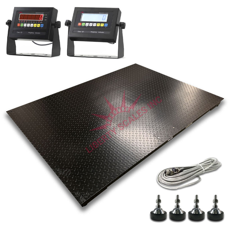 Liberty LS-700-5'x7' (60"x84") Heavy Duty Floor Scale | livestock | | Capacity of 1,000 lbs, 2,500 lbs, 5,000 lbs, 10,000 lbs & 20,000 lbs