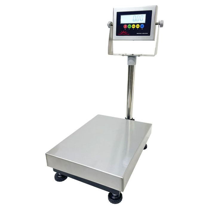 LS-916-20x16 Industrial Bench scale 20” x 16” Stainless steel platform & indicator 600 lb x .05 lb