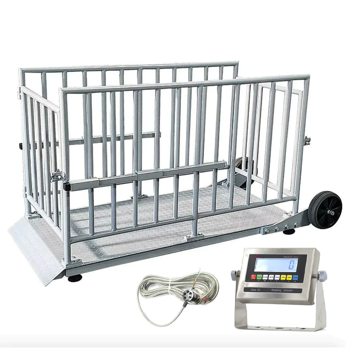 Liberty LS-930-5’x30" ( 60” x 30” ) Cage system Portable Livestock Animal Weighing Scale