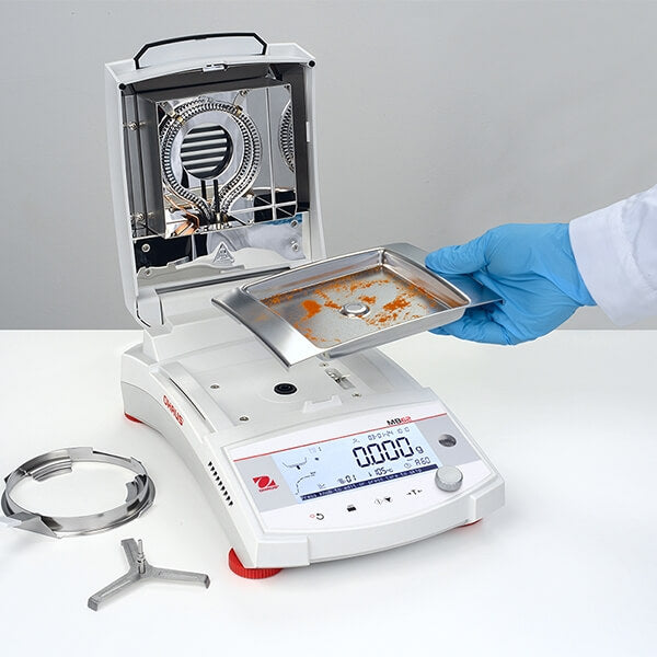 Ohaus, Moisture Analyzers, MB62, 90 g, 1 mg/0.01%