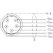 OP-410 Stainless Steel female connector cable Optima & other indicators Scale - SellEton Scales 