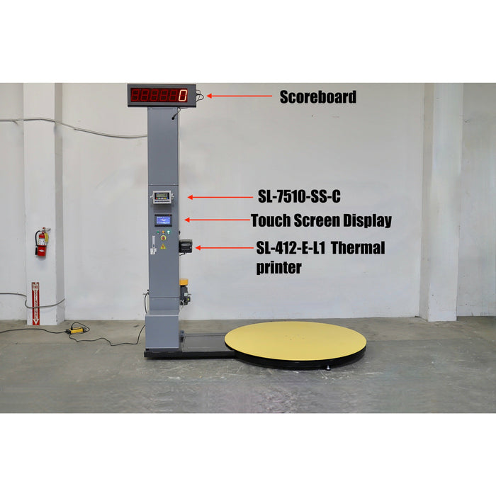 Liberty LS-K120 Industrial Pre-Stretch Wrapping Machine with Built-in Scale l 5000 lbs x 1 lb