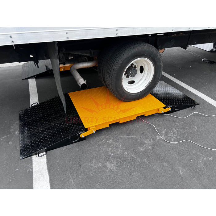 LS-928-4-HD-100k  Industrial weigh pad system for truck & axle weighing