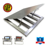 Liberty LS-800-SS-LT-7X7 NTEP Certified (Legal For Trade) Lift Up Washdown Floor Scale