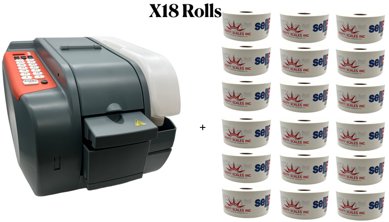 Liberty Scales LS-WMX-100 Automatic Water-Activated Kraft Tape Dispenser – Industrial Carton Sealer