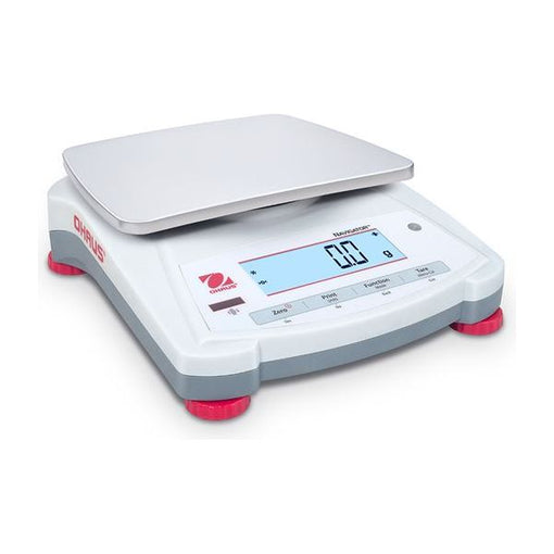 Ohaus 5.7"x7.5 NV Series Portable Balances NV1201 1200gx0.1g - Libertyscales