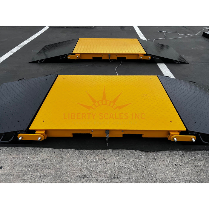 LS-928-4-HD-100k  Industrial weigh pad system for truck & axle weighing