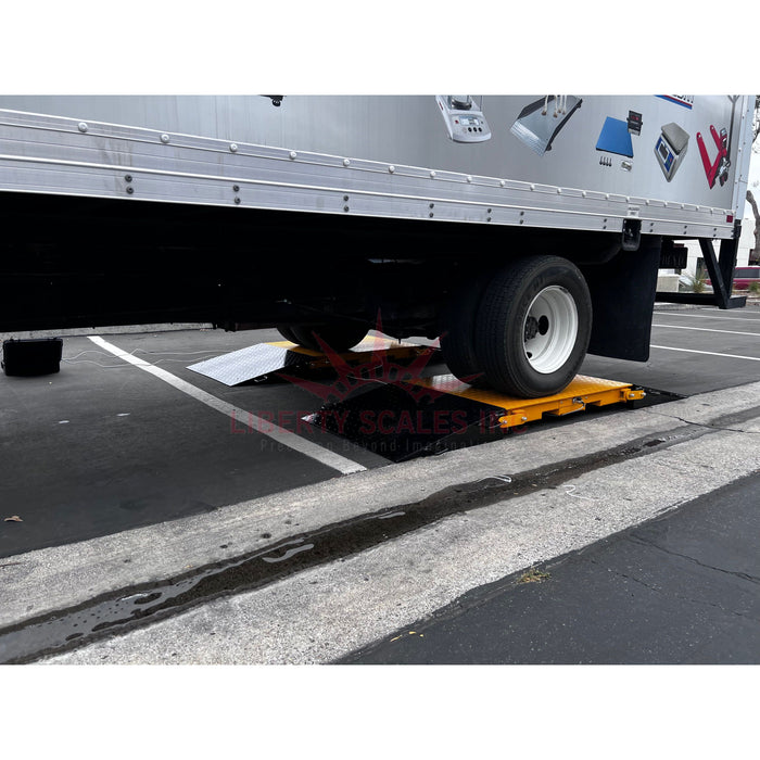 LS-928-4-HD-100k  Industrial weigh pad system for truck & axle weighing